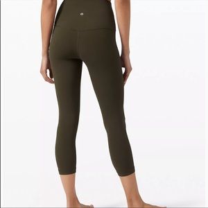 Lululemon Wunder Under Luxtreme Tight Army Green
